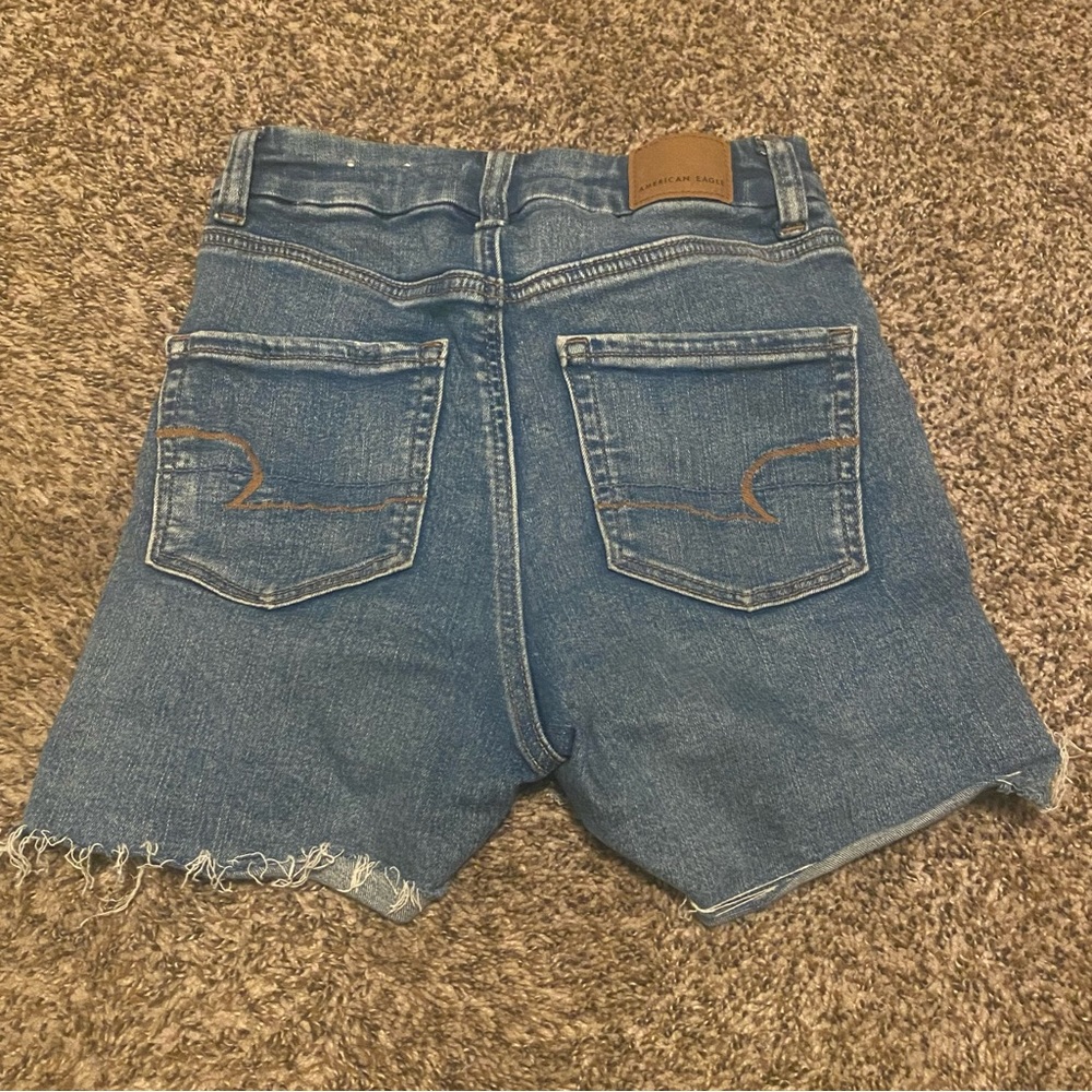 AE denim shorts